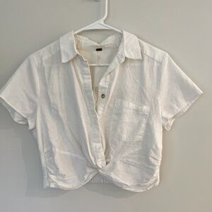 Free People Twist Crop Top Women’s Size Medium